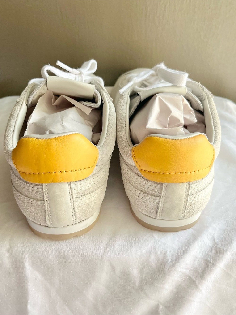 ANTHROPOLOGIE X ONCEPT ESSEX NWOT IN ICE CLASSIC BALLET FLAT SNEAKERS SIZE 7.5 - Picture 10 of 12
